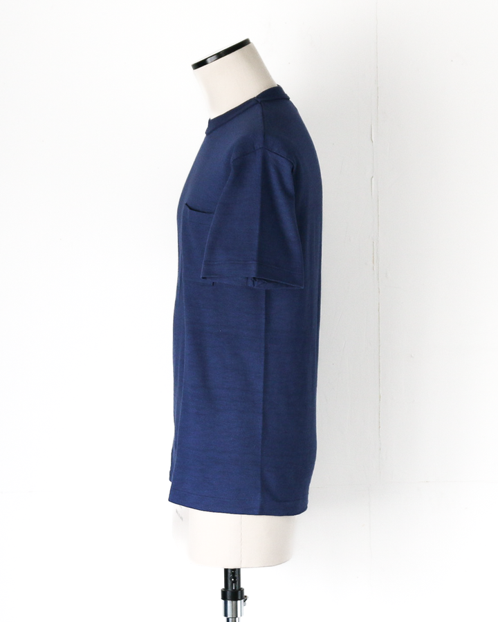 WAREHOUSE Lot 4601 SOLID POCKET T Navy