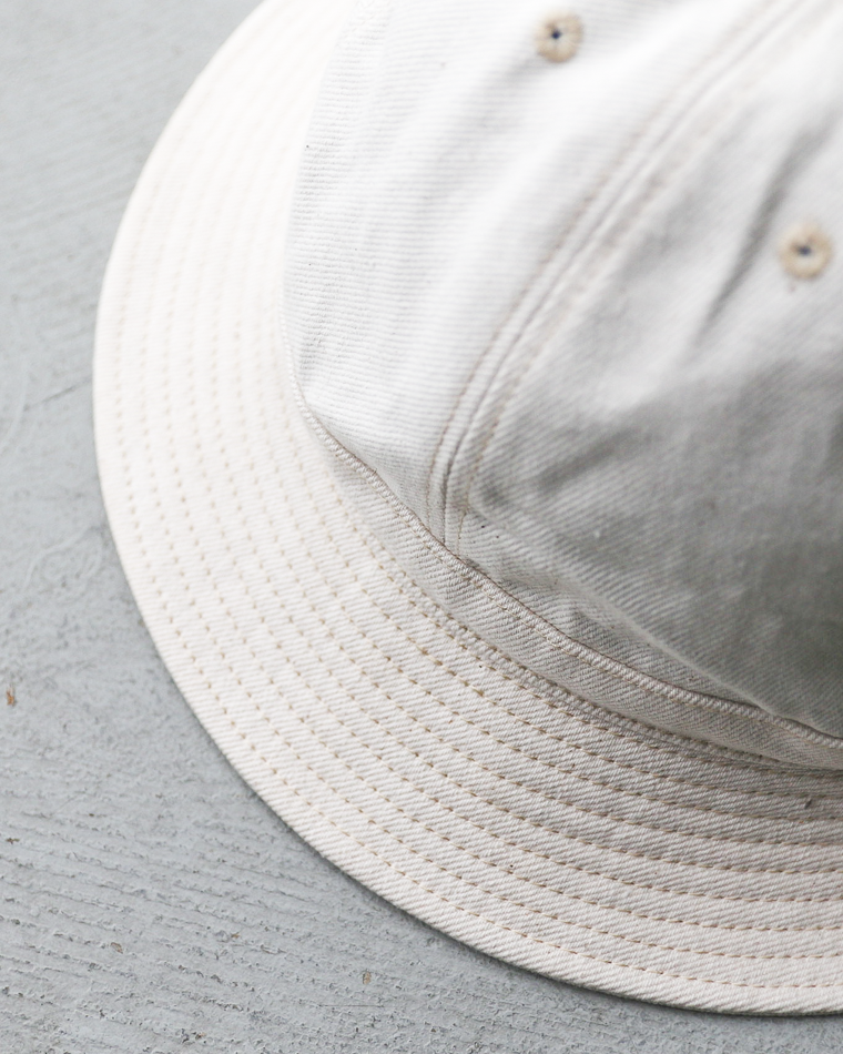 HIGHER  SELVAGE DENIM HAT ECRU HT19005