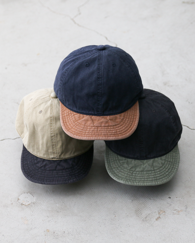 HIGHER CHINO×OXEORD BRIM FADED CAP HT26004