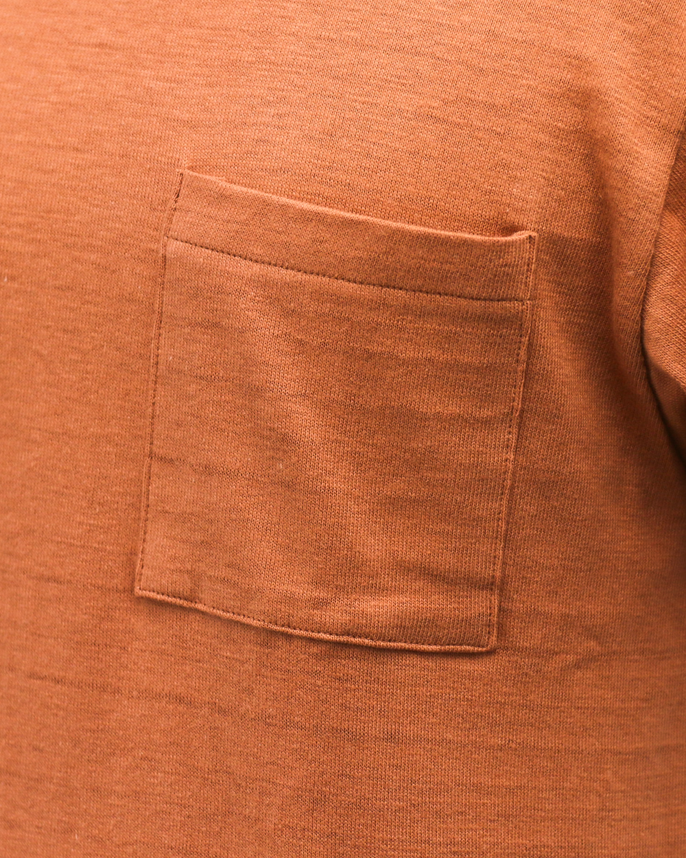 WAREHOUSE Lot 4601 SOLID POCKET T Dark Salmon
