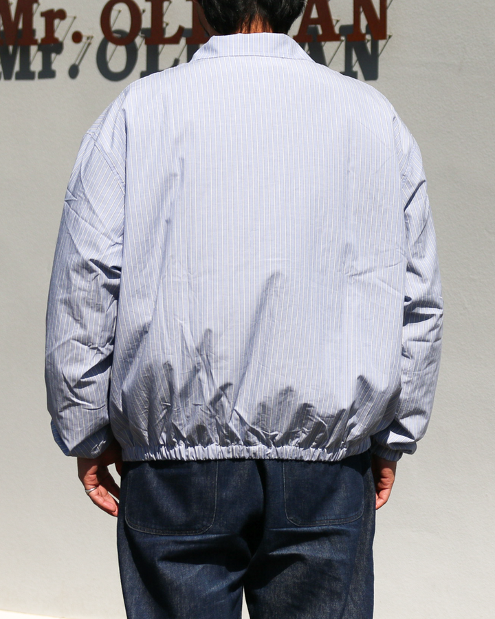 melple  Westwood Drizzler Jacket Blue Stripe