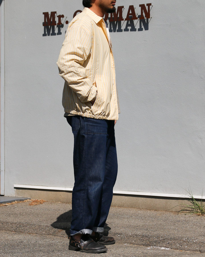 melple メイプル Westwood Drizzler Jacket Yellow Stripe