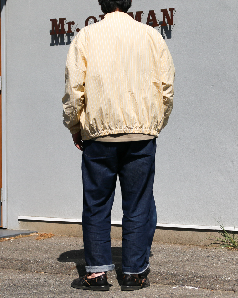 melple メイプル Westwood Drizzler Jacket Yellow Stripe