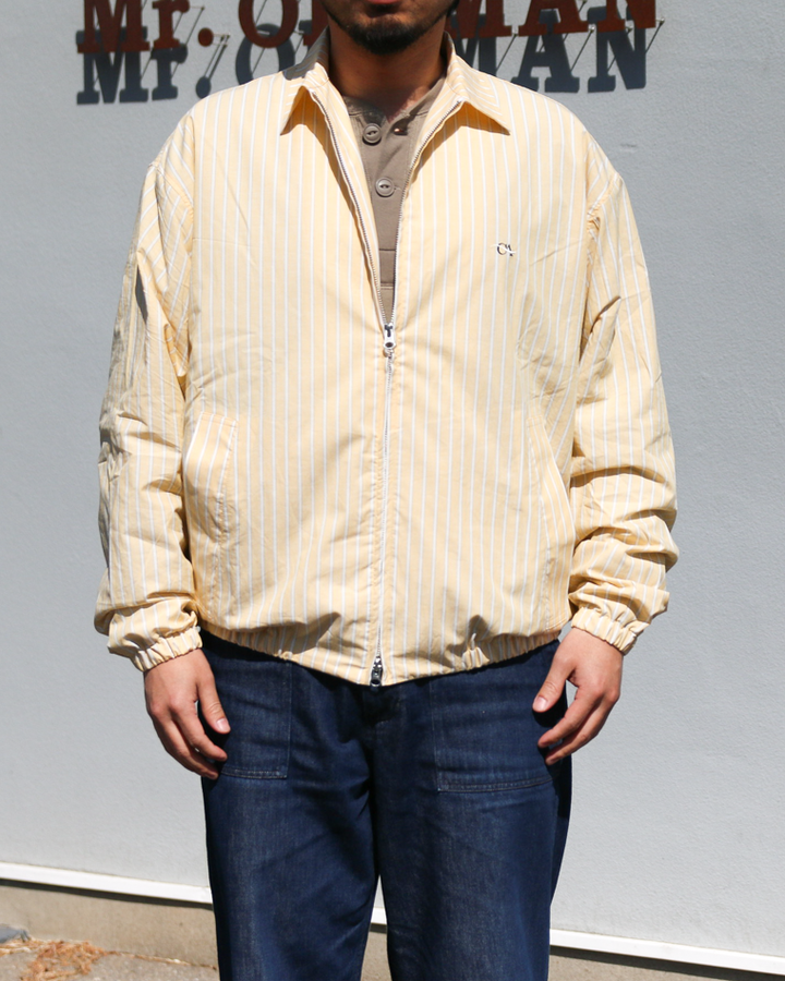 melple メイプル Westwood Drizzler Jacket Yellow Stripe