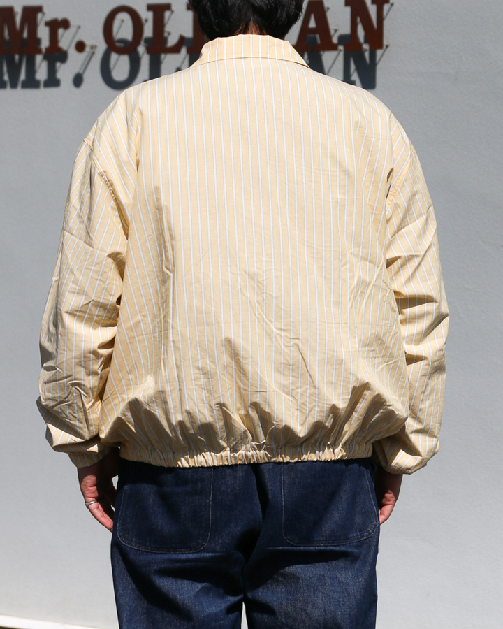 melple メイプル Westwood Drizzler Jacket Yellow Stripe