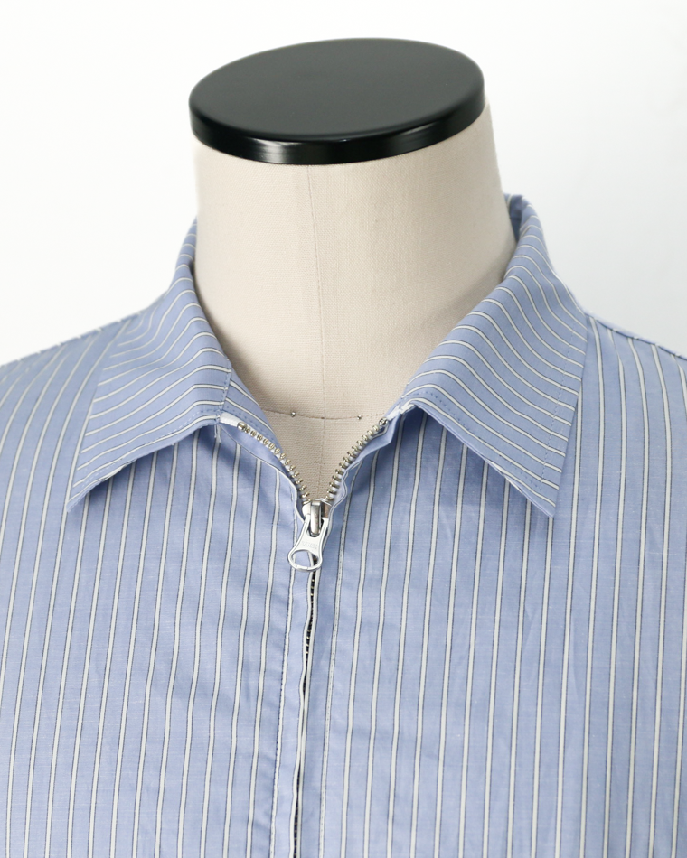 melple  Westwood Drizzler Jacket Blue Stripe