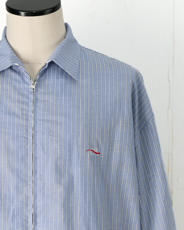 melple  Westwood Drizzler Jacket Blue Stripe