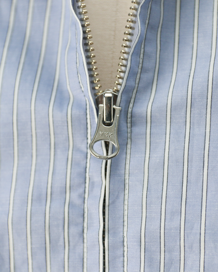 melple  Westwood Drizzler Jacket Blue Stripe