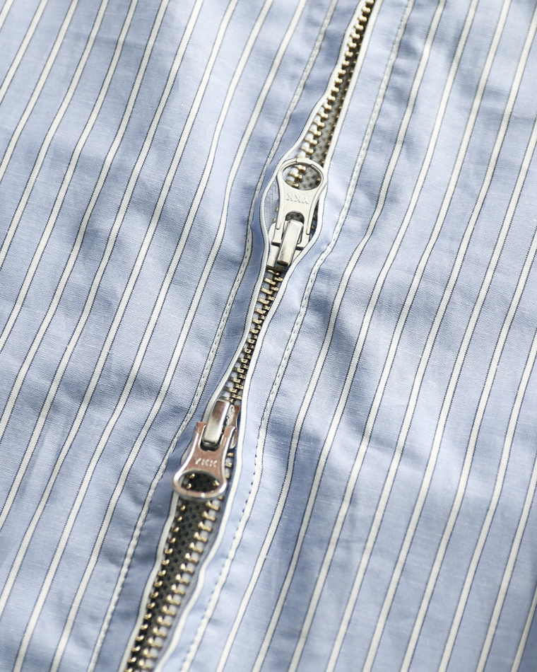 melple  Westwood Drizzler Jacket Blue Stripe