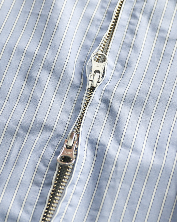 melple  Westwood Drizzler Jacket Blue Stripe