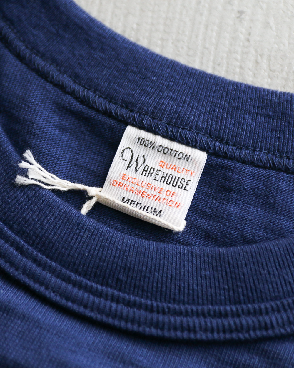 WAREHOUSE Lot 4601 SOLID POCKET T Navy