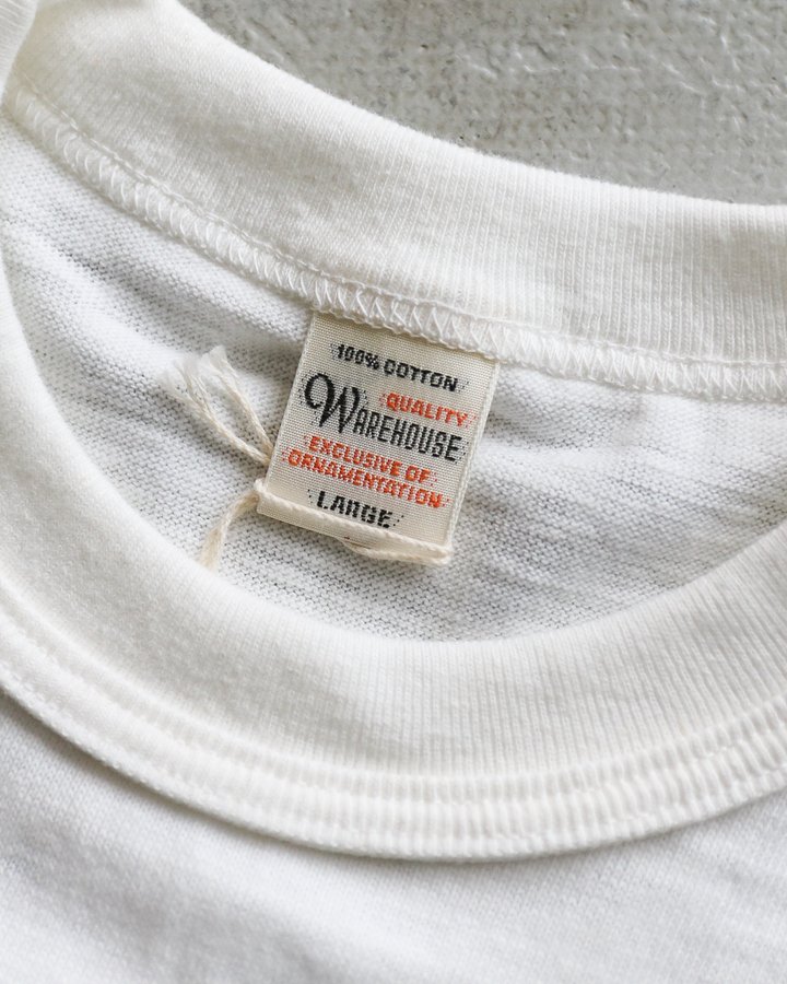 WAREHOUSE Lot 4601 SOLID POCKET T White