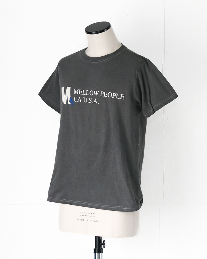 melple  Pasadena S/S (MELLOW USA) Tee Black