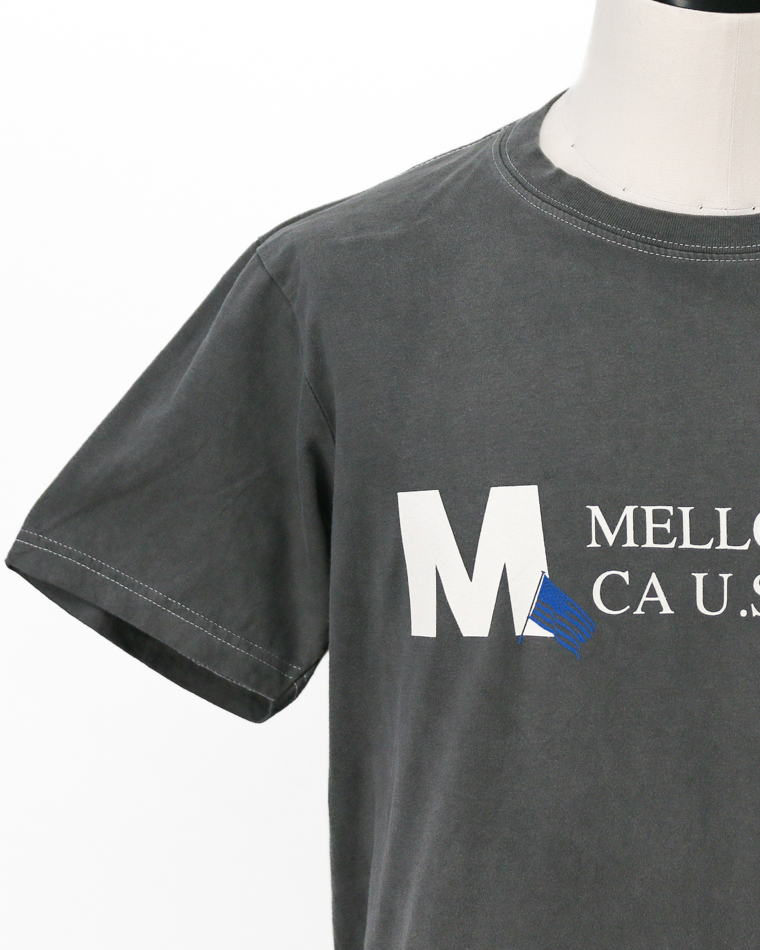melple  Pasadena S/S (MELLOW USA) Tee Black