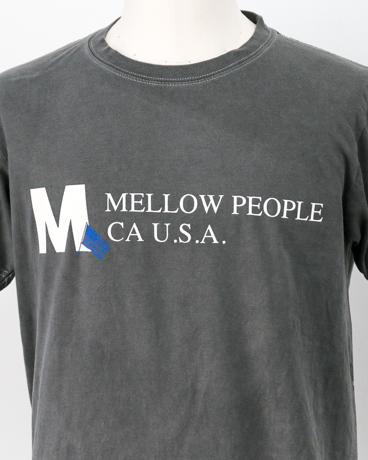 melple  Pasadena S/S (MELLOW USA) Tee Black