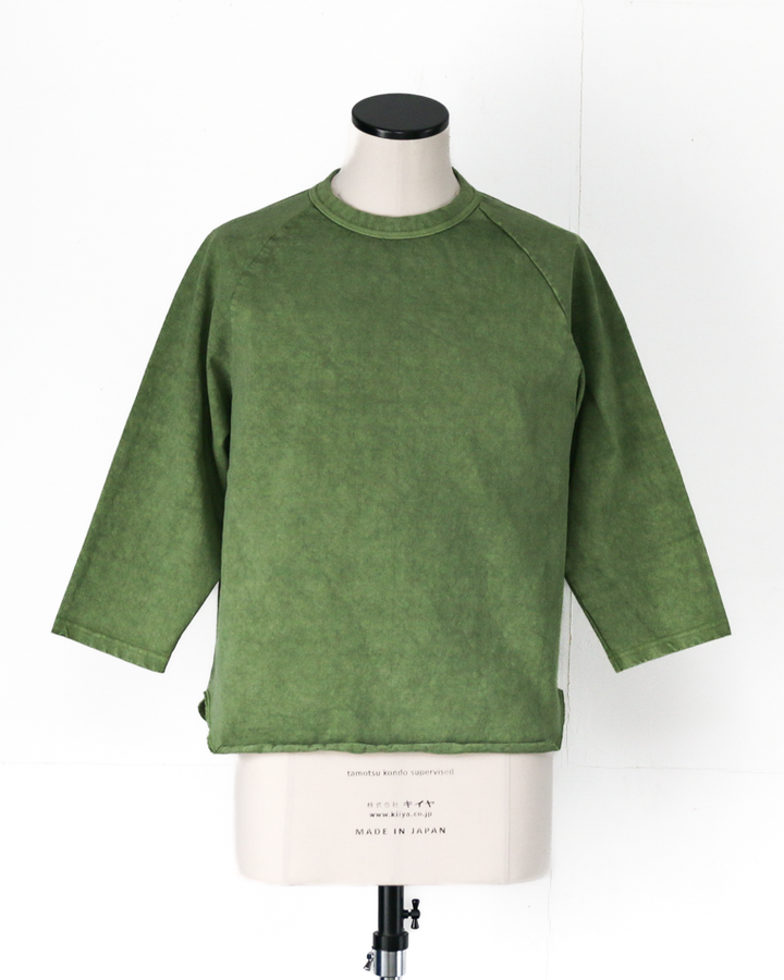 WALLA WALLA SPORT PIGMENT DYE 9oz BASEBALL TEE Green