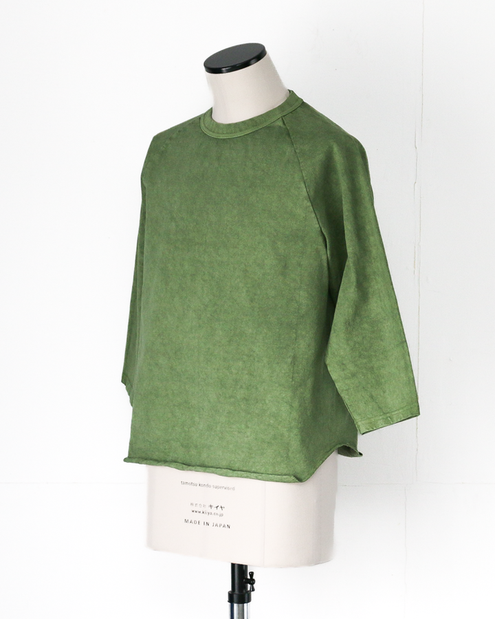 WALLA WALLA SPORT PIGMENT DYE 9oz BASEBALL TEE Green