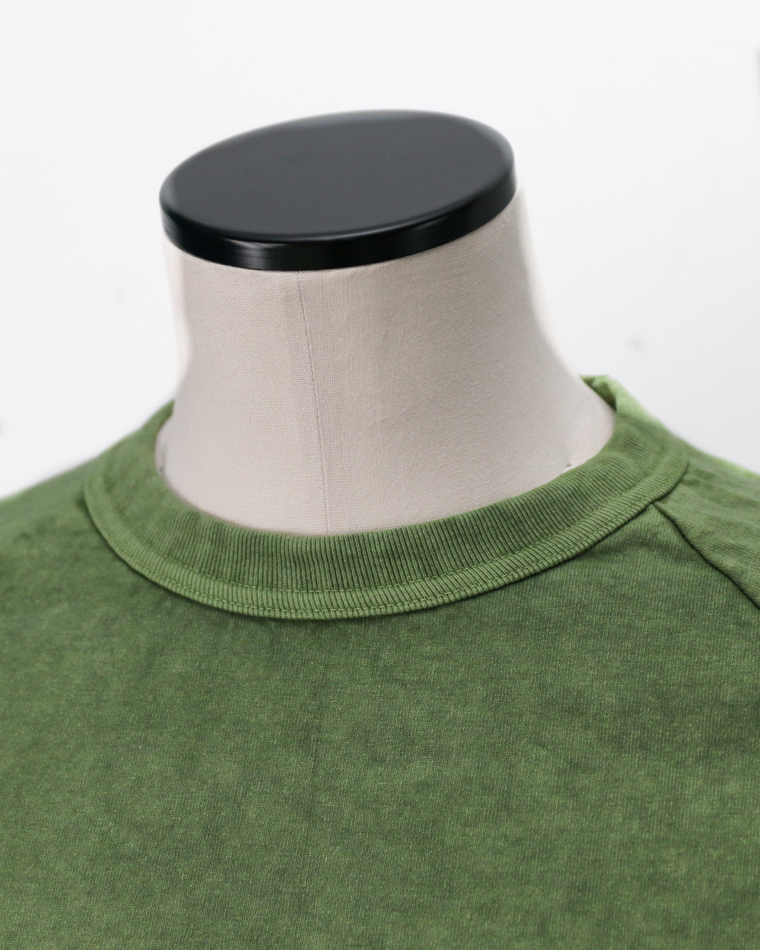 WALLA WALLA SPORT PIGMENT DYE 9oz BASEBALL TEE Green