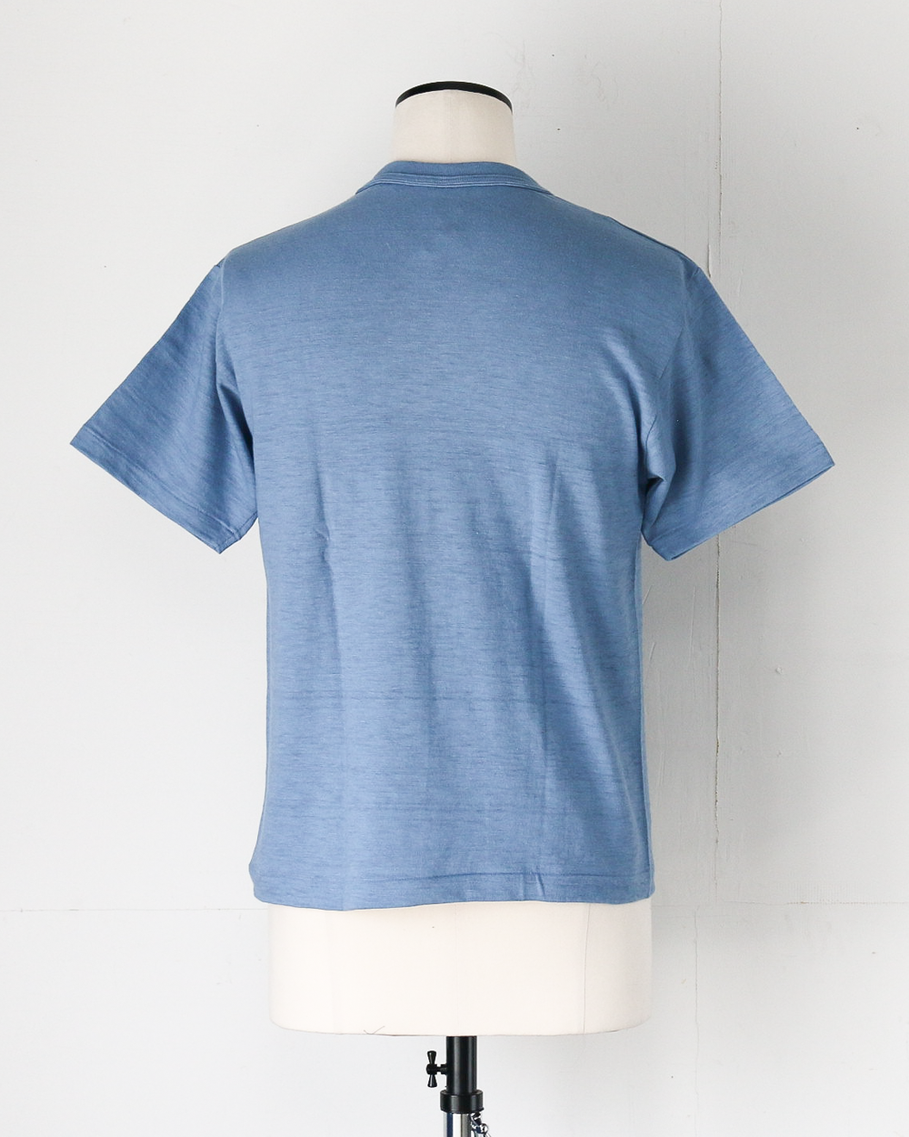 WAREHOUSE Lot 4601 SOLID POCKET T Pale Blue