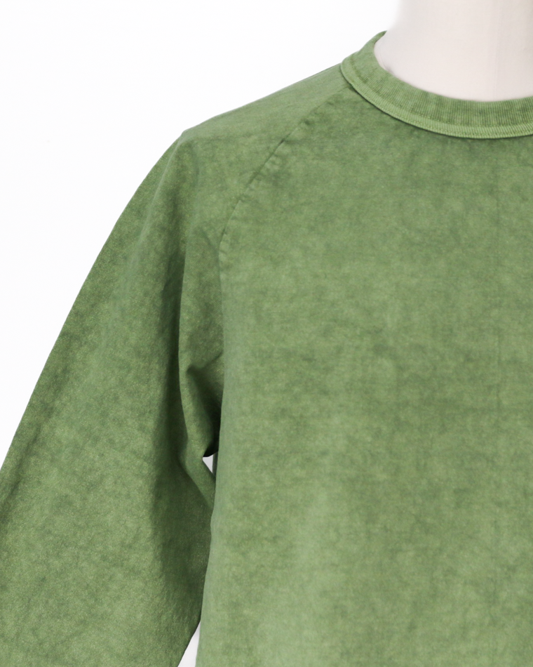 WALLA WALLA SPORT PIGMENT DYE 9oz BASEBALL TEE Green