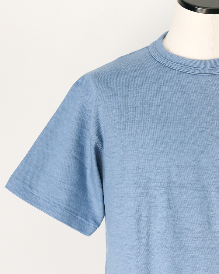 WAREHOUSE Lot 4601 SOLID POCKET T Pale Blue