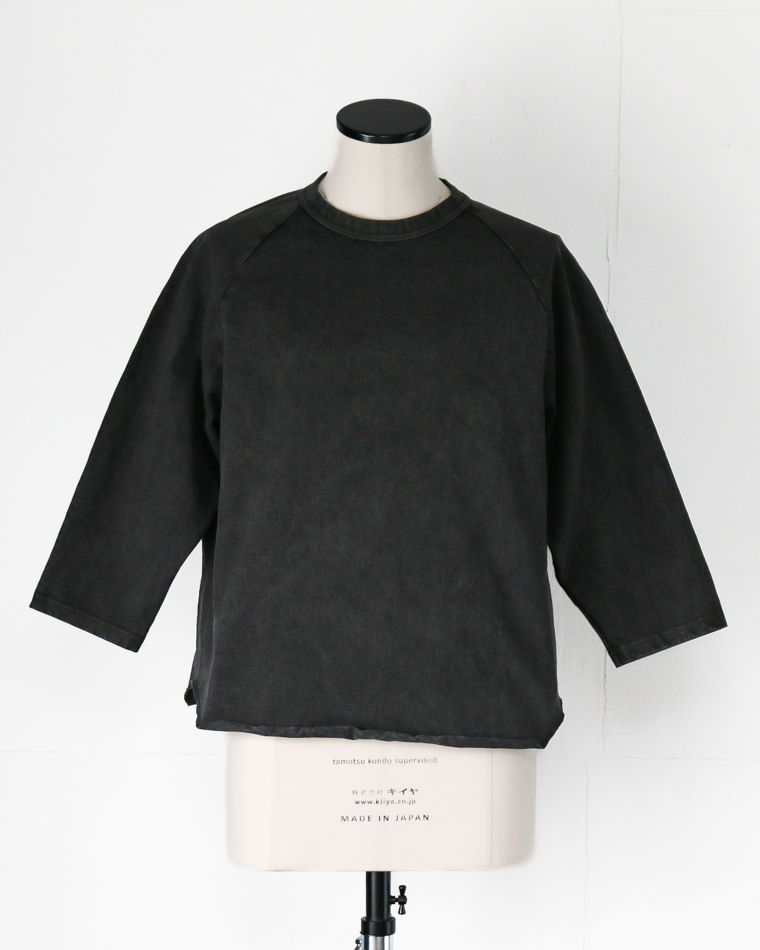 WALLA WALLA SPORT PIGMENT DYE 9oz BASEBALL TEE Black