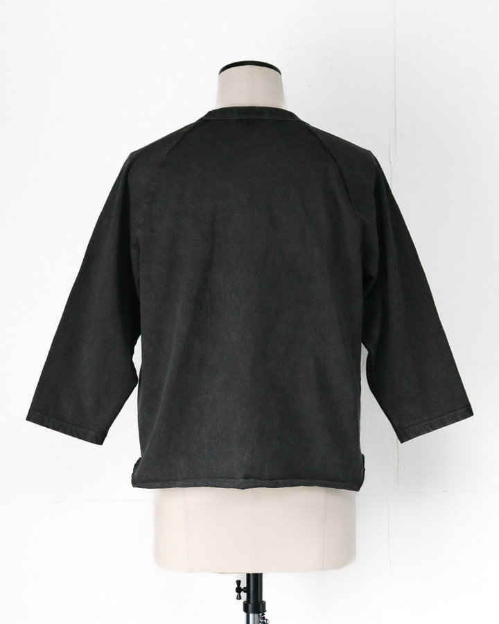 WALLA WALLA SPORT PIGMENT DYE 9oz BASEBALL TEE Black