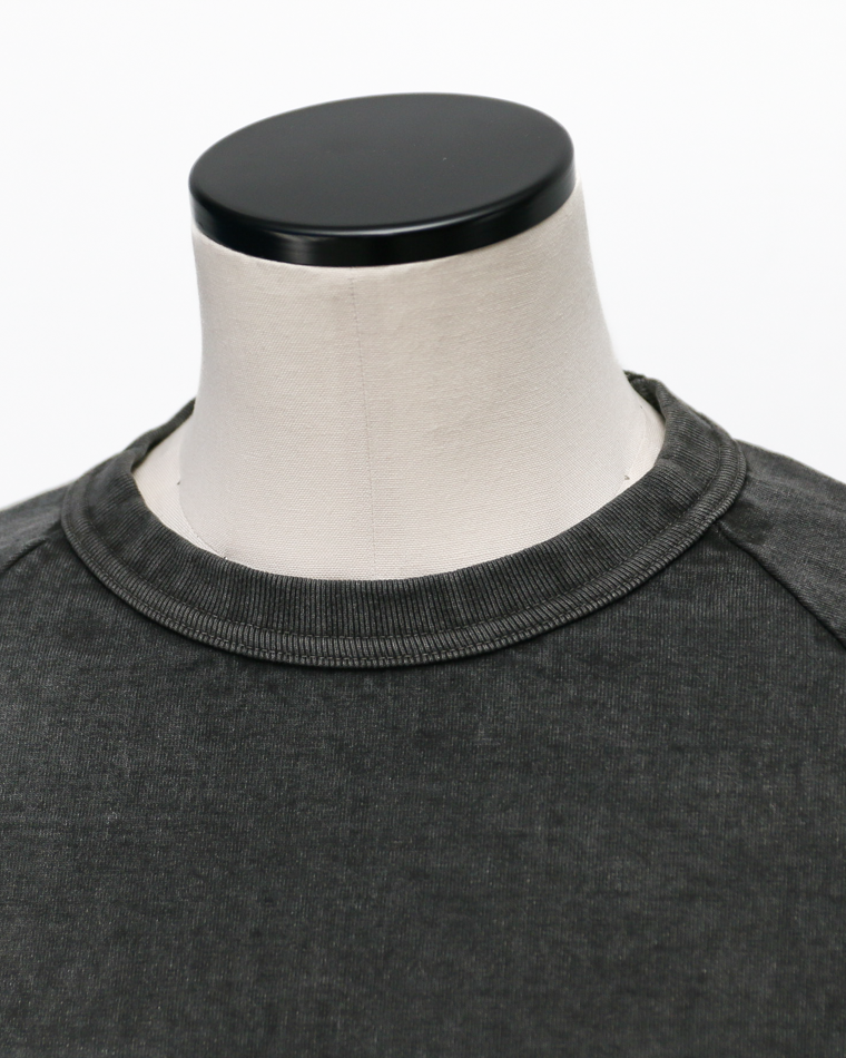 WALLA WALLA SPORT PIGMENT DYE 9oz BASEBALL TEE Black