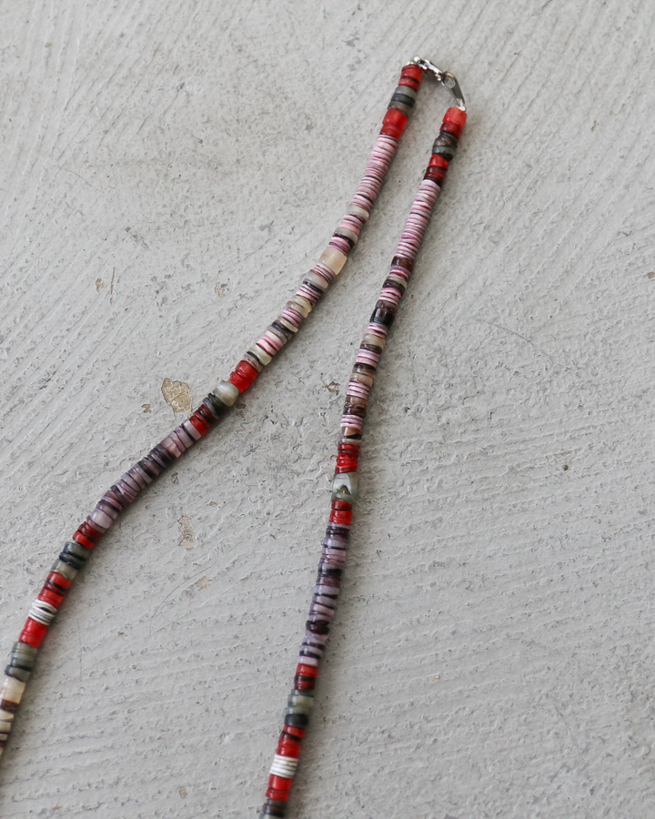 NATIVE AMERICAN SOUVENIRS JEWERLY Santo Doming Beads Necklace 60cm