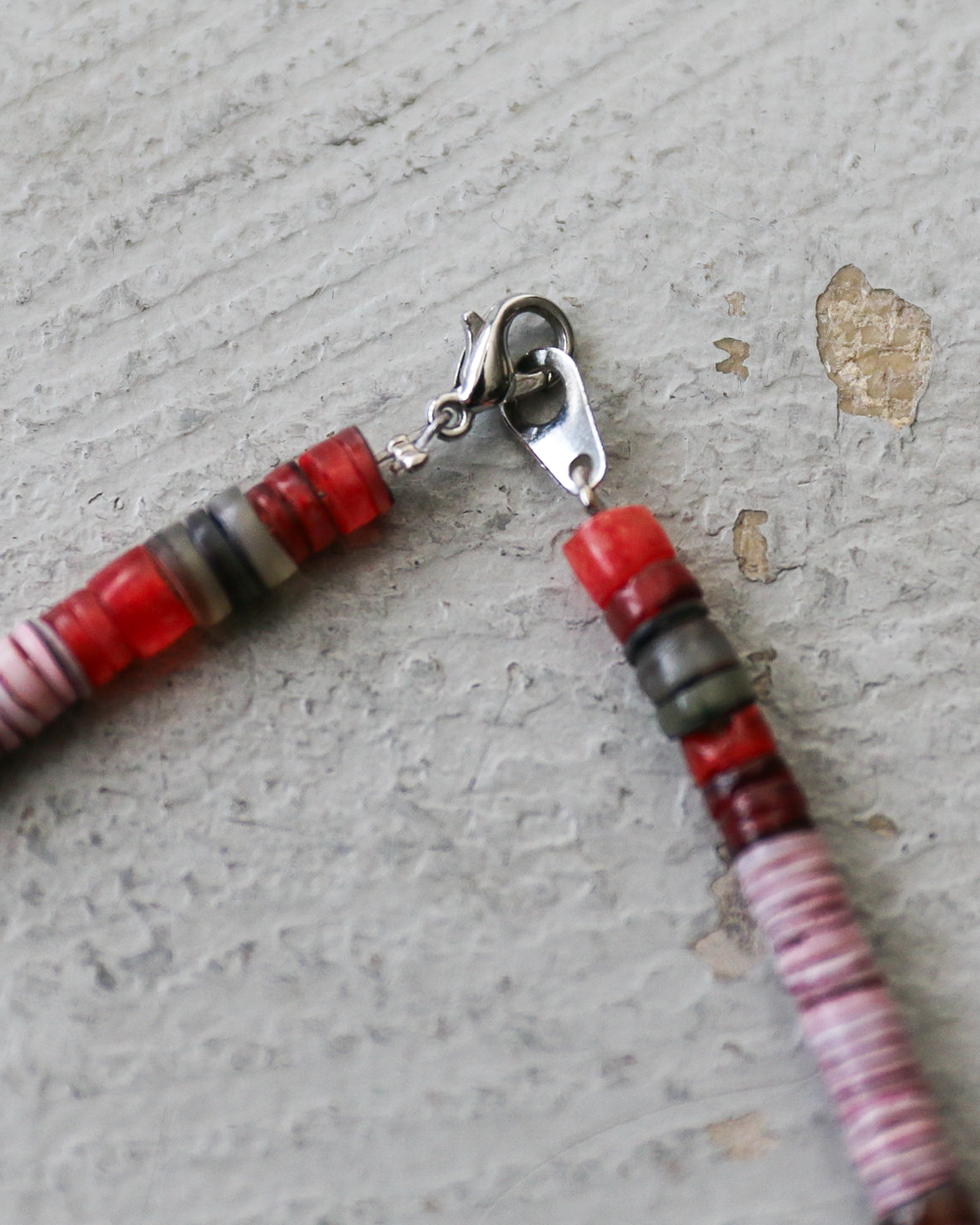 NATIVE AMERICAN SOUVENIRS JEWERLY Santo Doming Beads Necklace 60cm
