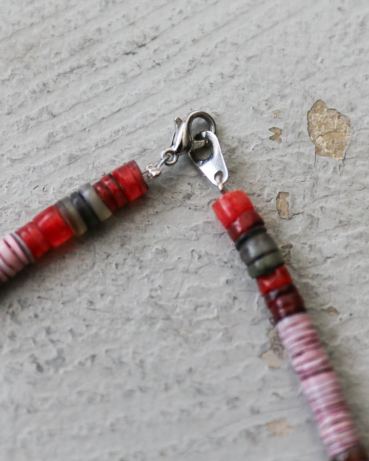 NATIVE AMERICAN SOUVENIRS JEWERLY Santo Doming Beads Necklace 60cm