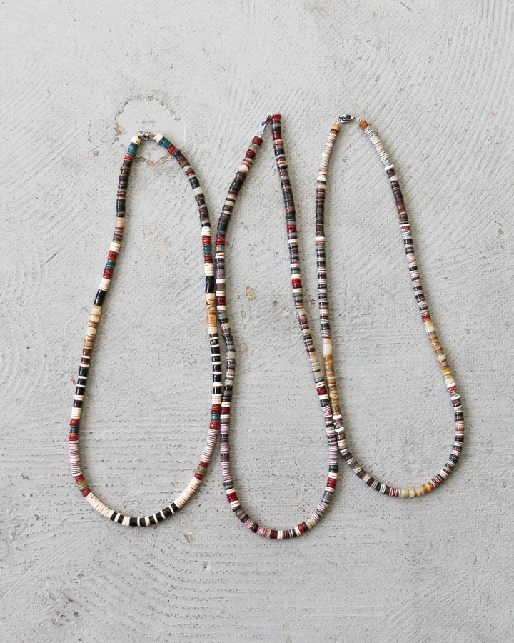 NATIVE AMERICAN SOUVENIRS JEWERLY Santo Doming Beads Necklace 50cm