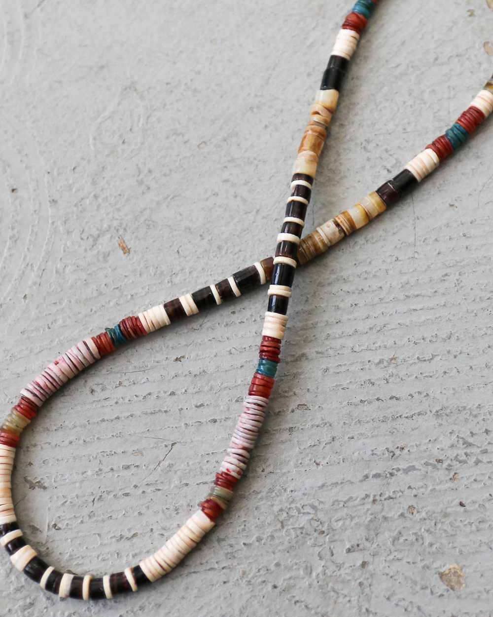 NATIVE AMERICAN SOUVENIRS JEWERLY Santo Doming Beads Necklace 50cm