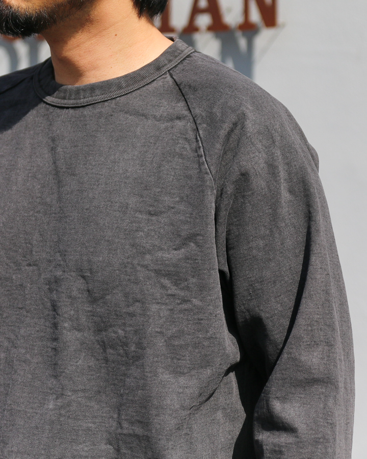 WALLA WALLA SPORT PIGMENT DYE 9oz BASEBALL TEE Black