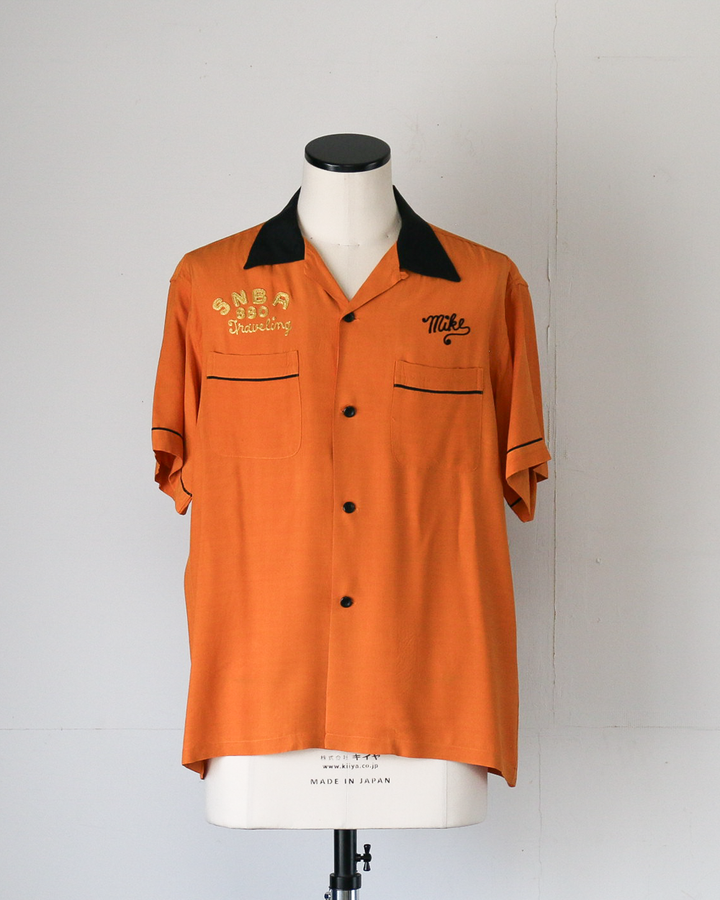 STYLE EYES SE39663 RAYON BOWLING SHIRT “LEE &amp; SMITH”