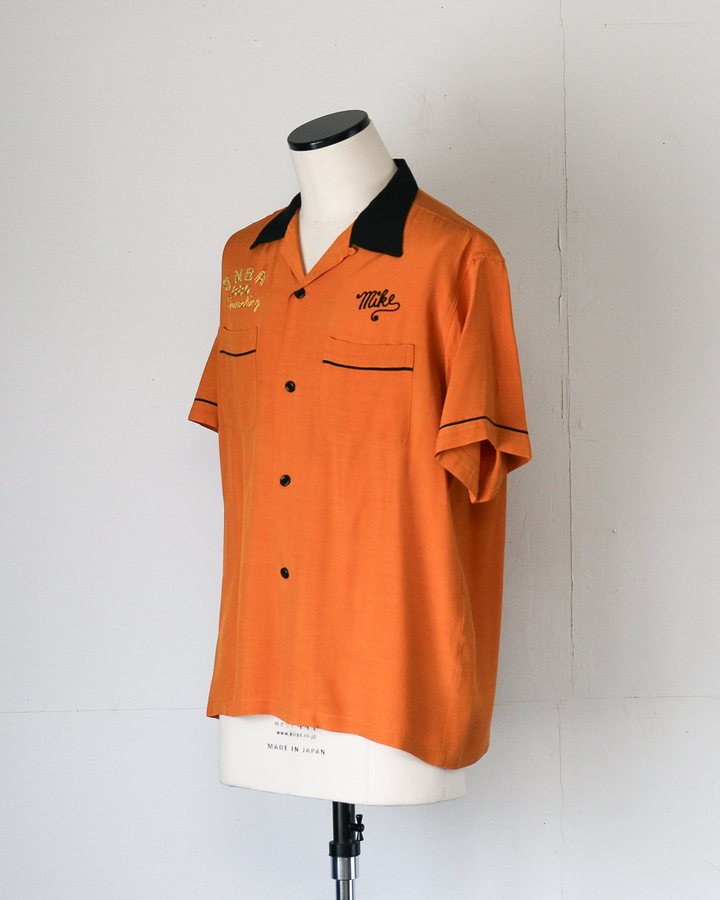 STYLE EYES SE39663 RAYON BOWLING SHIRT “LEE &amp; SMITH”