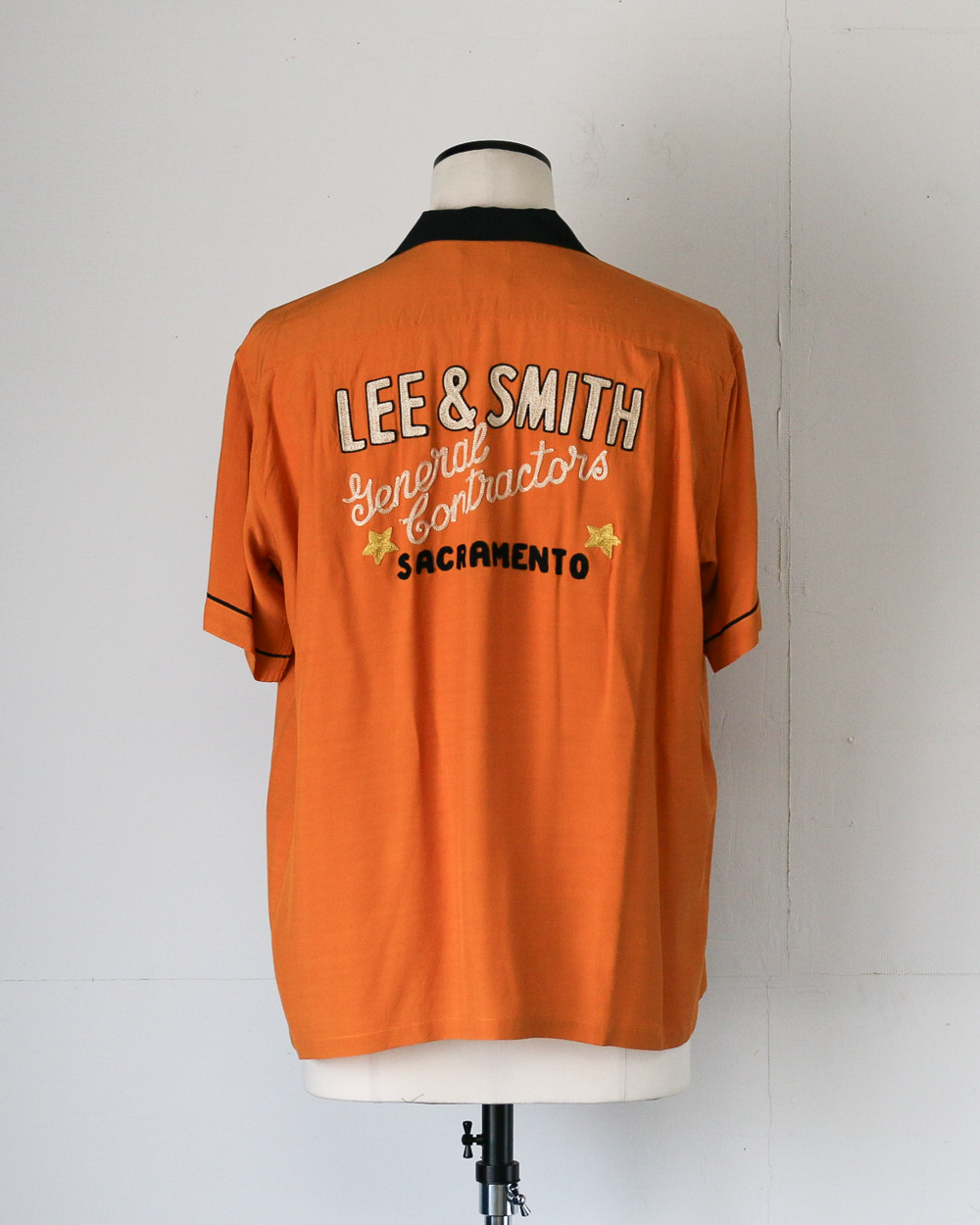 STYLE EYES SE39663 RAYON BOWLING SHIRT “LEE &amp; SMITH”