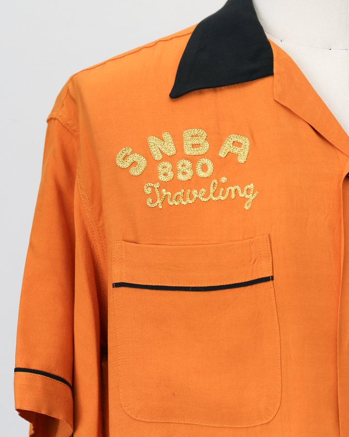 STYLE EYES SE39663 RAYON BOWLING SHIRT “LEE &amp; SMITH”