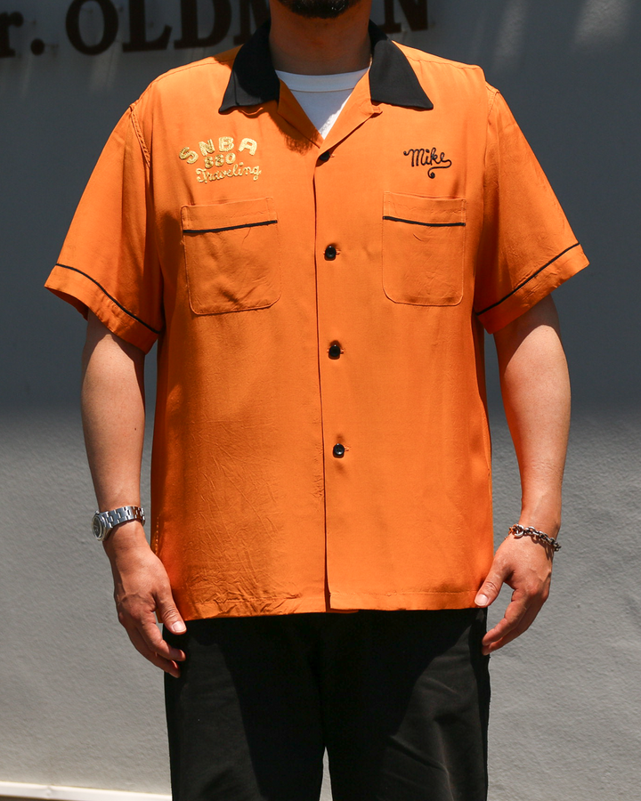 STYLE EYES SE39663 RAYON BOWLING SHIRT “LEE &amp; SMITH”