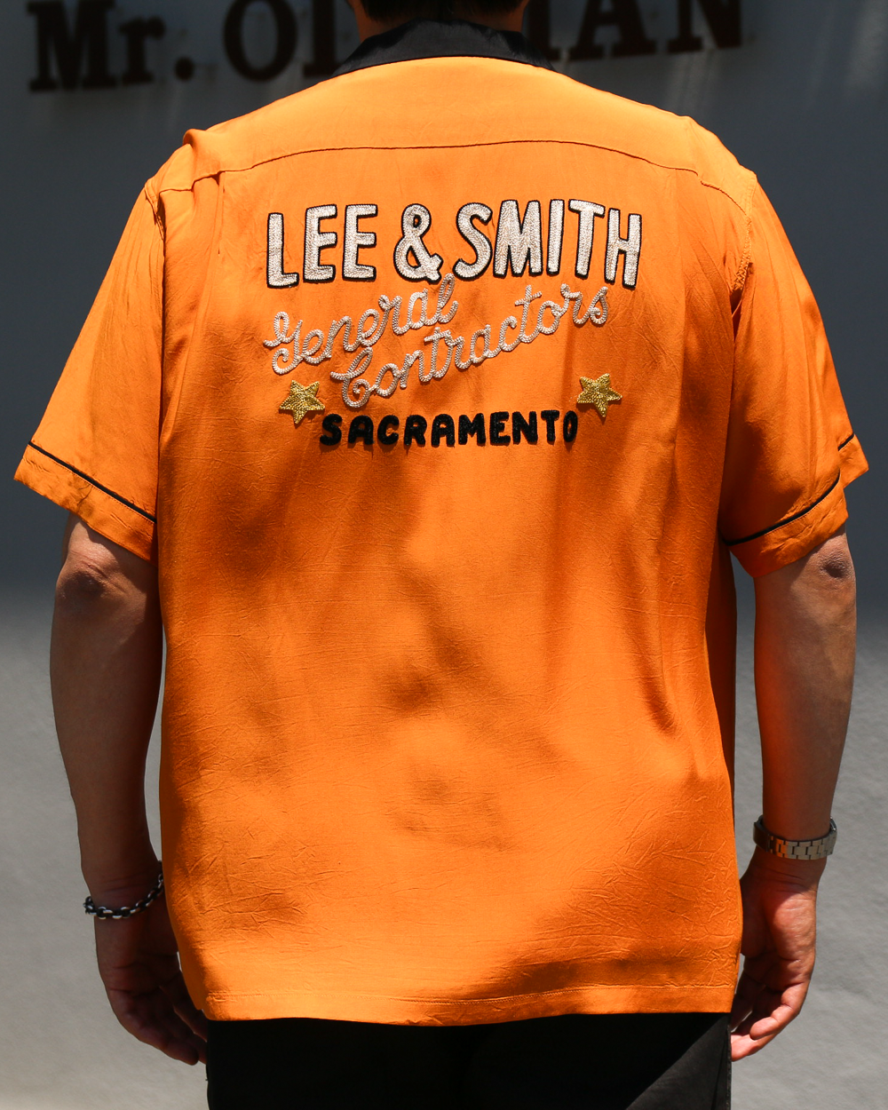 STYLE EYES SE39663 RAYON BOWLING SHIRT “LEE &amp; SMITH”