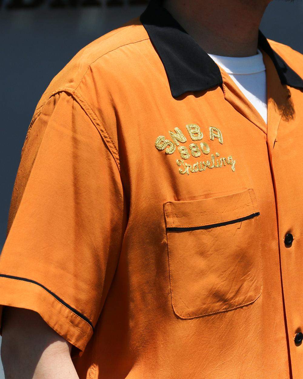 STYLE EYES SE39663 RAYON BOWLING SHIRT “LEE &amp; SMITH”