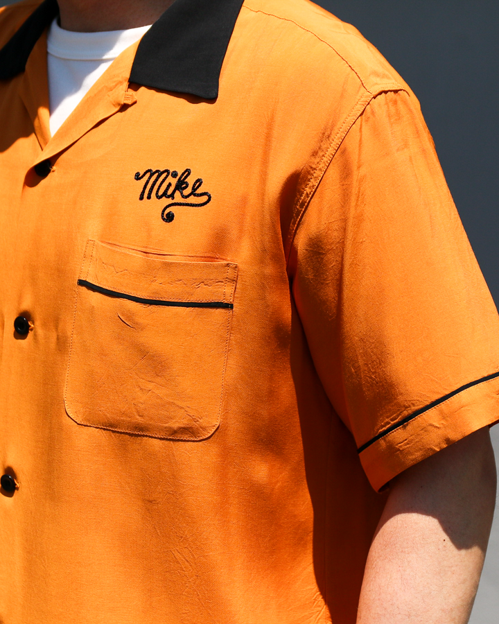 STYLE EYES SE39663 RAYON BOWLING SHIRT “LEE &amp; SMITH”