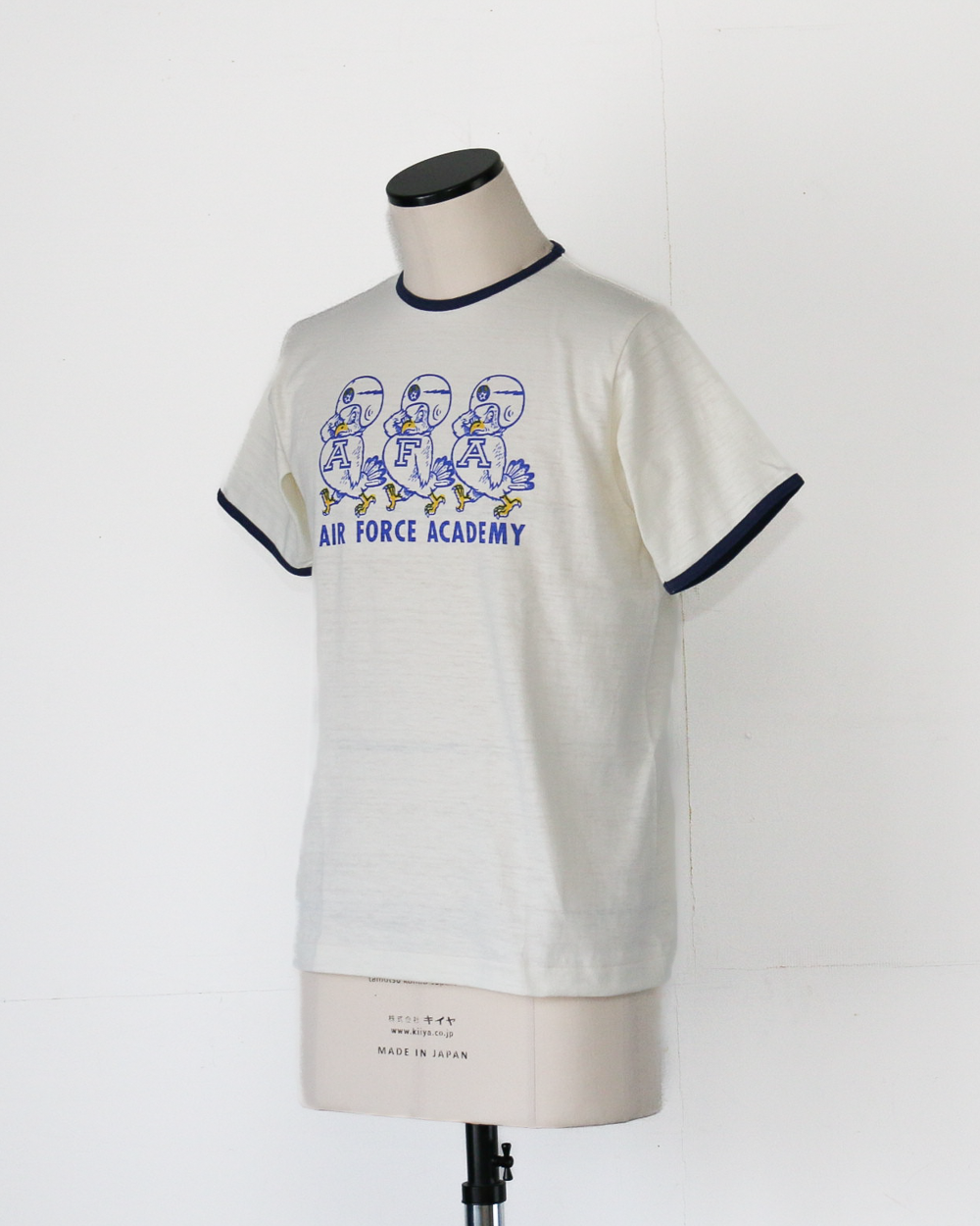 WAREHOUSE  Lot4059 LINGER TEE AFA CREAM×NAVY