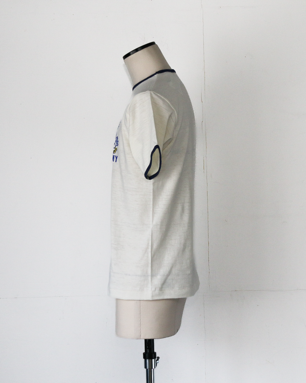 WAREHOUSE  Lot4059 LINGER TEE AFA CREAM×NAVY