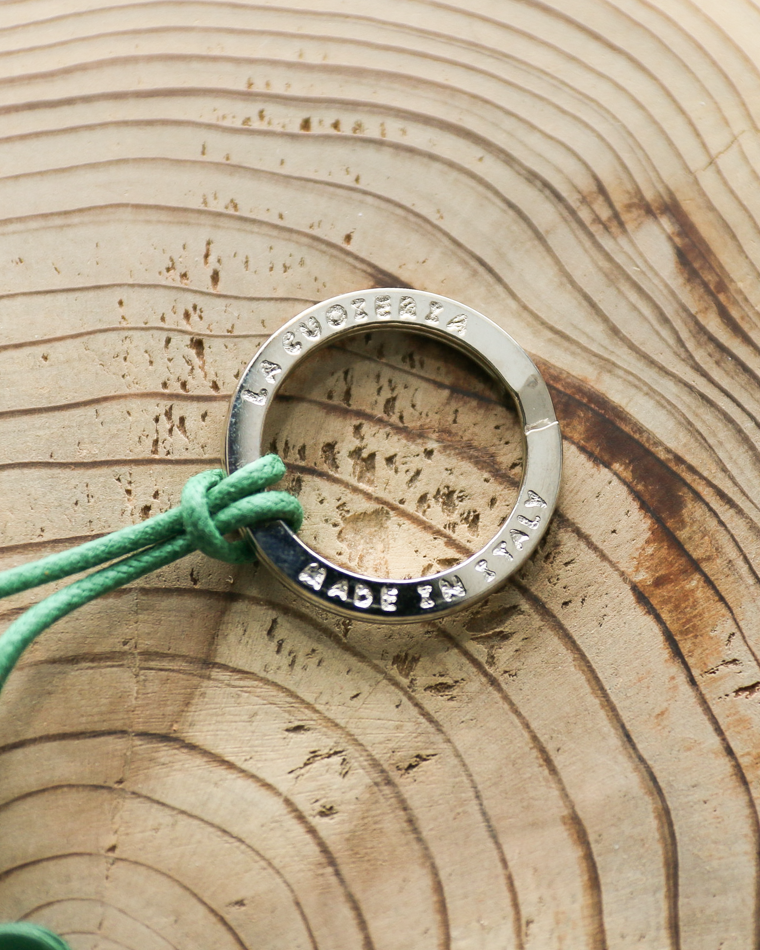 LA CUOIERIA LEATHER KEY HOLDER CACTUS