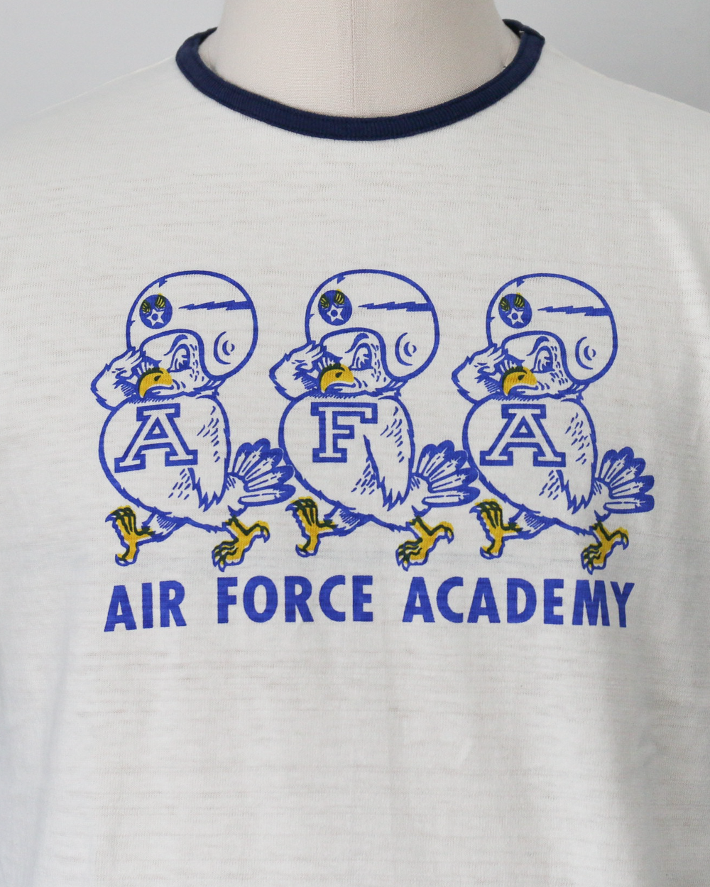WAREHOUSE  Lot4059 LINGER TEE AFA CREAM×NAVY
