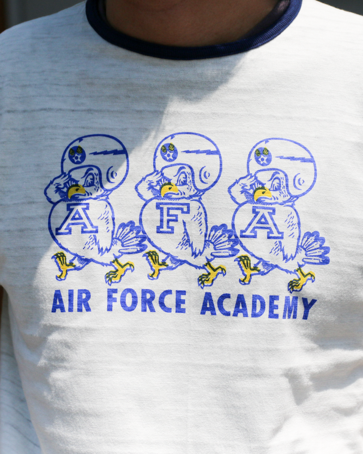 WAREHOUSE  Lot4059 LINGER TEE AFA CREAM×NAVY