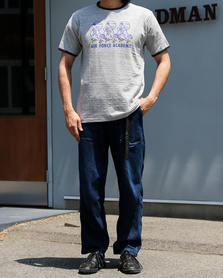 WAREHOUSE  Lot4059 LINGER TEE AFA H.GRAY×BLACK