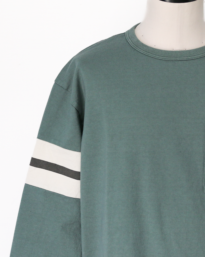 TURN ME ON 3/4 Sleeve Football Tee Green