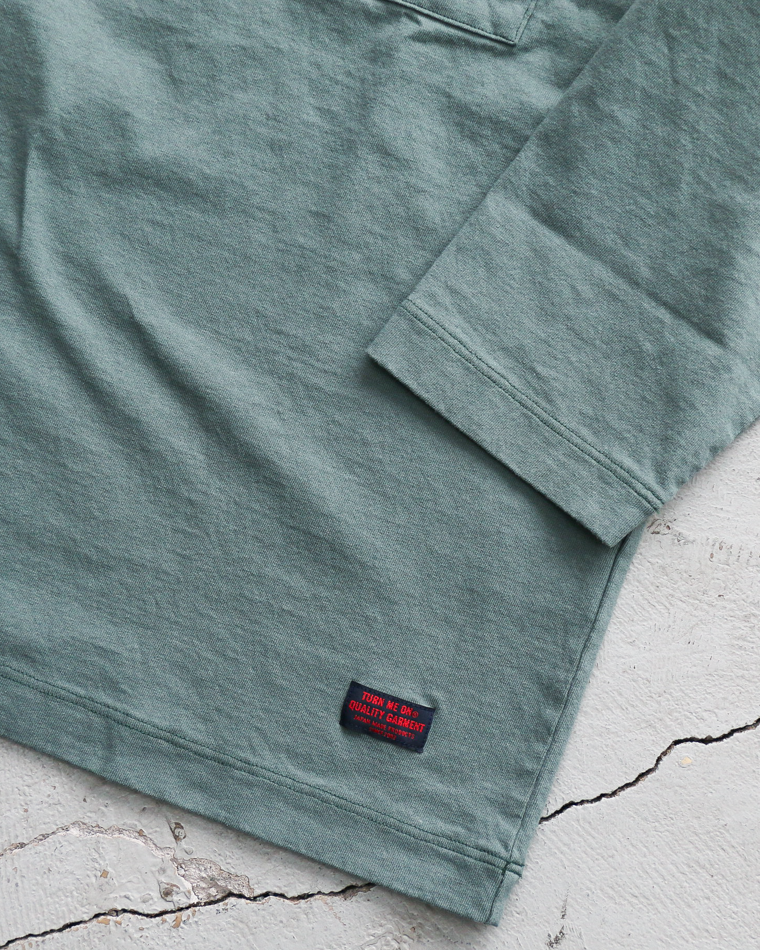 TURN ME ON 3/4 Sleeve Football Tee Green